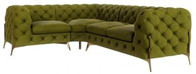 ROHOVÁ SEDAČKA CHESTERFIELD LARISSA PRAVÁ - ĽAVÁ 264 X 204 cm