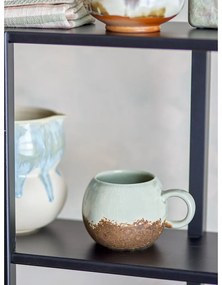 Hnedý/krémový hrnček z kameniny 410 ml Paula – Bloomingville