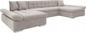 Rohová sedacia súprava Agnara (sivobéžová)