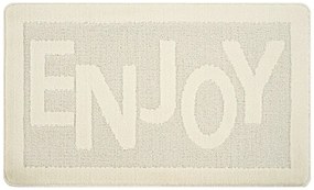 Krémová kúpeľňová predložka 60x100 cm Enjoy – Foutastic