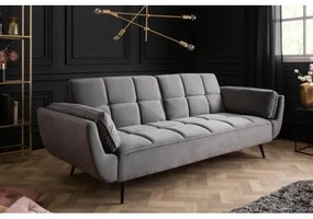 Sedacia súprava rozkladacia 40567 Boutique 3-Sedenie Zamat-Šedá - Komfort-nábytok