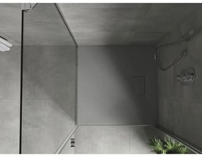 Mexen Hugo, SMC štvorcová sprchová vanička 70 x 70 cm, šedá, 42617070