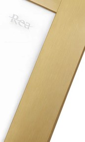 Rea City, sprchovací kút s posuvnými dverami 80(dvere) x 80(dvere) x 190 cm, zlatý matný profil + biela sprchová vanička Savoy, KPL-K6444