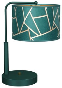 Milagro Stolná lampa ZIGGY 1xE27/60W/230V zelená/zlatá MI1573