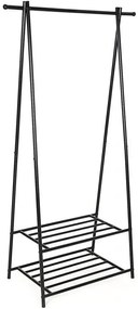 Stojan na oblečenie Luca čierny