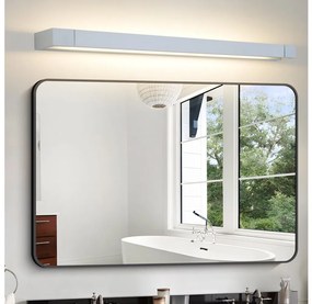 Brilagi-LED Kúpeľňové zrkadlo s osvetlením AQUA LINE LED/24W/230V 90 cm IP44 matný chróm