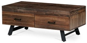 Autronic BONTEC Konferenčný stolík 120x60cm, masív, old wood, AHG-536 PINE Farba: Hnedá