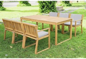 Záhradný stôl Garden Place Lilja 180x90x75 cm drevený