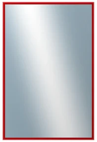 DANTIK - Zrkadlo v rámu, rozmer s rámom 40x60 cm z lišty Hliník červená (7269210)