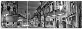 Obraz na plátne - Magické nočné staré mesto - panoráma 5258QB (120x40 cm)