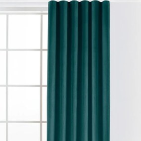 Zamatový záves FILUMI petrolejový 140 x 250 cm 1 ks