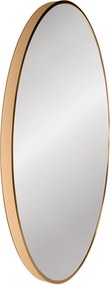 Nástenné zrkadlo Elsie XL 323830 - 80x80 cm - Zlatá mat