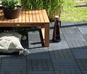 Gumová dlaždica COSMOPOLITAN 30 x 30 cm, antracit MHEU5100064