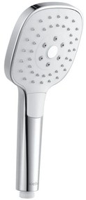 KIELLE Vega ručná sprcha 3jet, softcube 112 x 112 mm, chróm/biela, 20418000