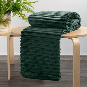 Design 91 DEKA Z MIKROFLANELU SOFT 170X210 CM TMAVOZELENÁ
