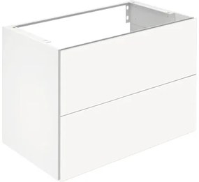 Kúpeľňová skrinka pod umývadlo KEUCO X-Line lesklá biela 80 x 60,5 x 49 cm 33163300000