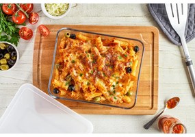 Pyrex Dóza sklenená Cook & Freeze 2,6 l, 24 x 19 x 8 cm, 2,6 l