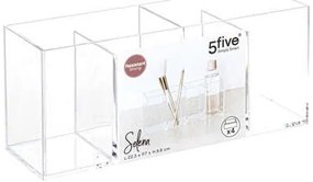Transparentný box, 4 priehradky na stojace predmety, SELENA