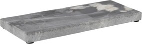 Sivý mramorový podnos Marble grey - 23*9,5*1cm