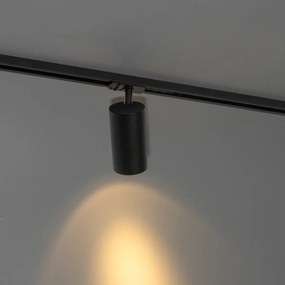 Moderné čierne bodové svetlo pre 1-fázový koľajnicový systém 70 mm - Iconic Jeana Luxe
