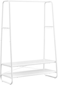 Vešiak na oblečenie Vasagle COUPE 100 cm biely