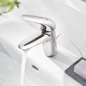 GROHE Wave páková umývadlová batéria s odtokovou súpravou s tiahlom, výška výtoku 84 mm, chróm, 32284001