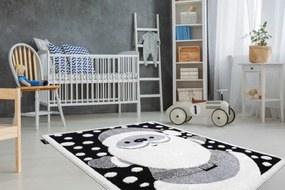 Koberec JOY Santa čierny / krém