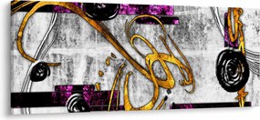 Obraz abstrakcie (120x50 cm)