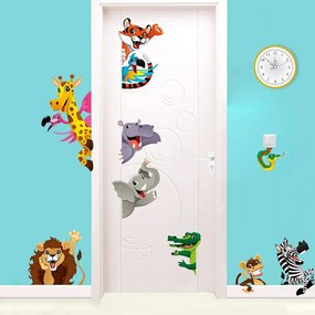 Sada nástenných detských samolepiek Ambiance Jungle