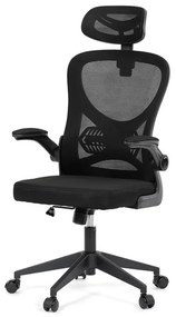 Autronic BONTEC Kancelárska stolička, hojdací mechanizmus, čierna, KA-K2021 BK Farba: Šedá