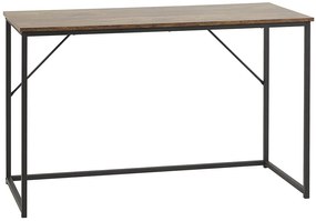 Písací stôl 120 x 55 cm tmavé drevo PEMBRO Beliani