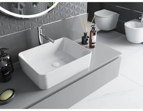 Mexen Catia, umývadlo na dosku 48x37x14 cm, biela, 21314800