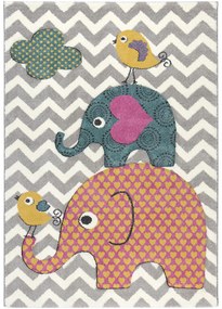 Koberce Breno Kusový koberec PASTEL KIDS 48/SVS, viacfarebná,160 x 230 cm