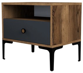 Nočný stolík Lisbon OrechAnthracite
