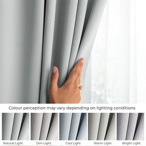 Svetlosivý zatemňovací termo záves 140x270 cm Pleat – Restilo
