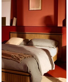 Dvojlôžková posteľ z mangového dreva s roštom 160x200 cm v prírodnej farbe Licia - Kave Home