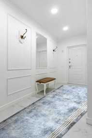 Protišmykový behúň LOTUS FRAMES 29870 strieborný