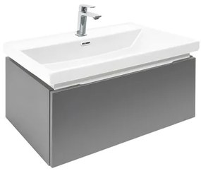 Kúpeľňová skrinka s umývadlom a baterií SAT Feel 60x30x44, 8 cm antracit mat SATFEEL60ANTU4BA, 1 ks