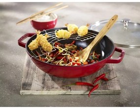 Staub Panvica Wok STAUB 30 cm červená 4,19 l