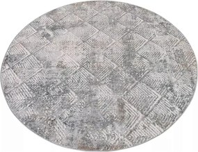 TA Koberec D166A L.GRAY VIZON VALLEY ROUND Rozmer: 80x80 cm