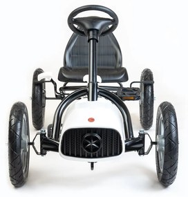 Detská šliapacia motokára Go-kart Baby Mix Buggy biela