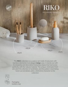 Erga Riko, držiak na mydlo na postavenie, taupe, ERG-08577