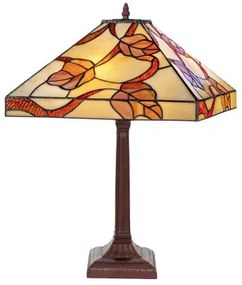 Tiffany stolné svietidlo LEAVES 52*Ø36