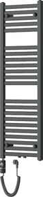 Mexen Hades, elektrické vykurovacie teleso 1200 x 400 mm, 600 W, antracitová, W104-1200-400-2600-66