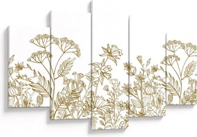 Obraz - Lúčne kvety (150x105 cm)