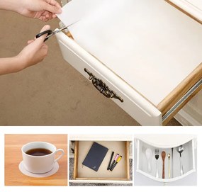 Protišmyková podložka BALVE biela 48x500 cm