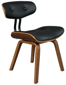 Čierna stolička Dutchbone Blackwood