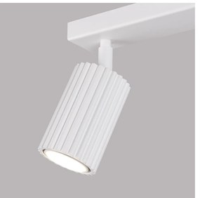 Biele bodové svietidlo 6,5x30 cm Gleam – Sollux