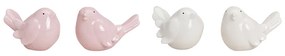 Keramický vtáčik BIRDAMIC 9 cm - rôzne varianty Farba: Biela