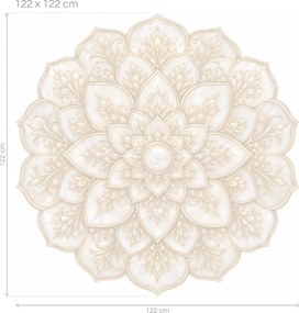 Perleťová mandala arch 46 x 46 cm